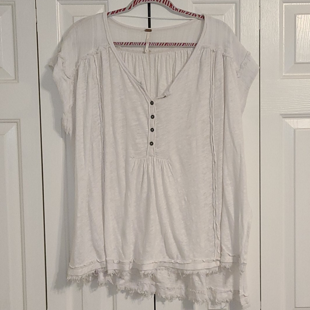 Free people White Shirt XS